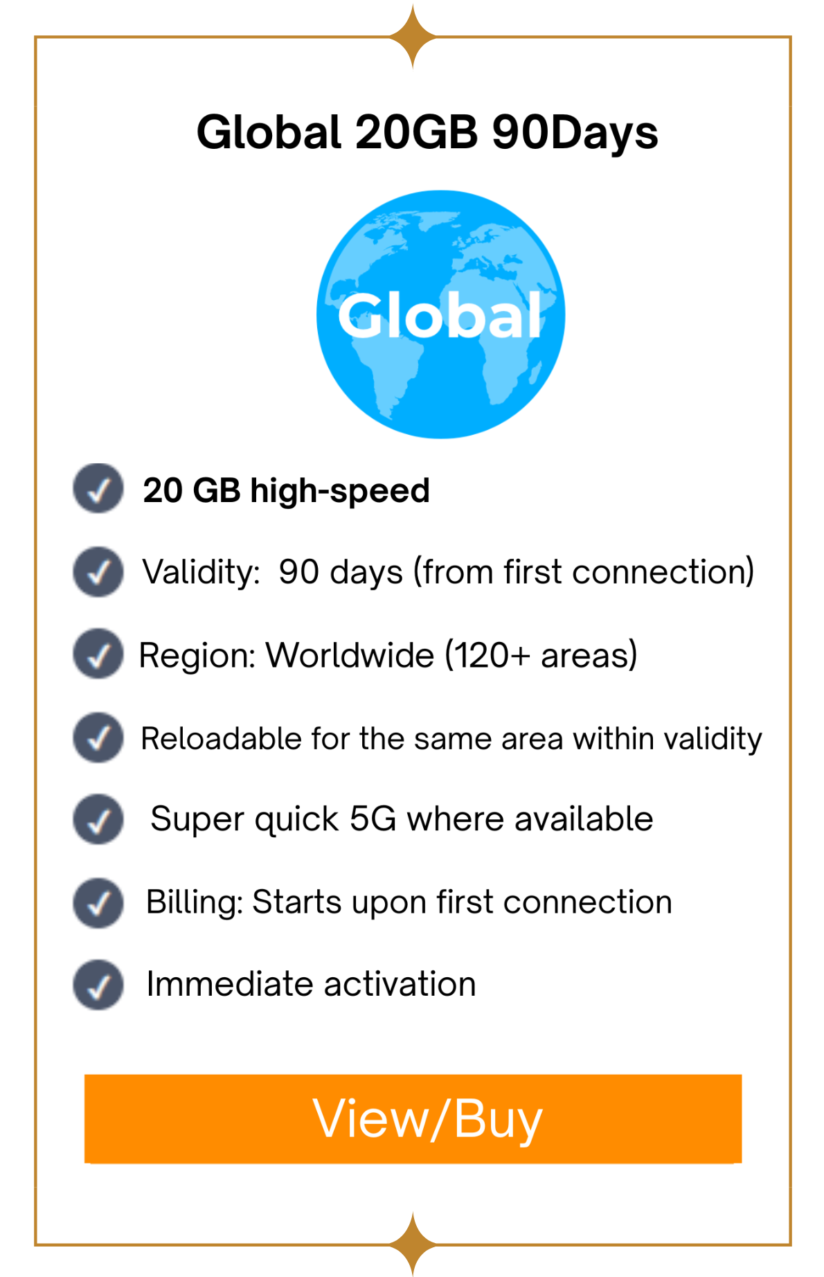 Premium Pack 20GB 90 Days